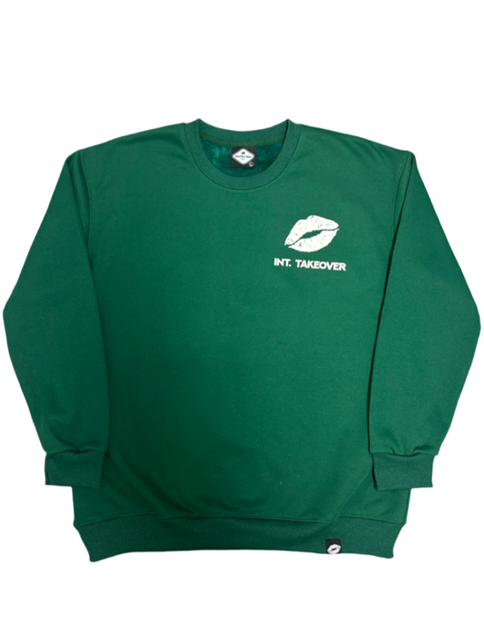 International Takeover Pine Green Crewneck